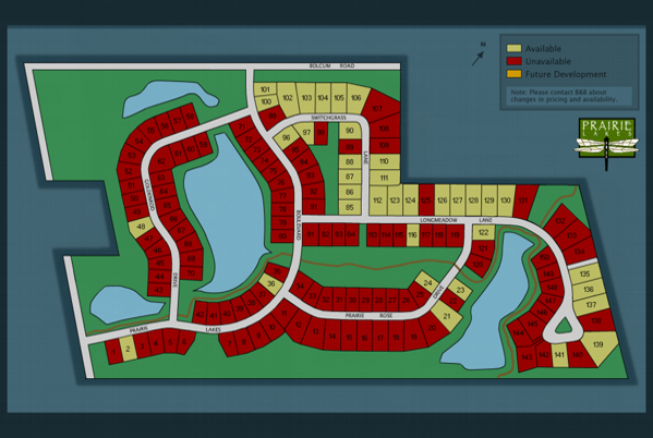 prairie lakes lots